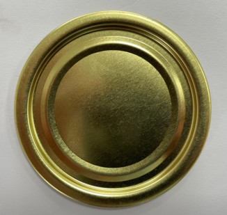 Okrągły kształt blachy białej Pokrywa puszki Alu Biały kolor Blaszana dno 202D Średnica 52 mm