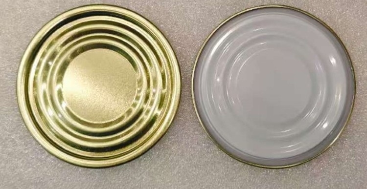 214D 70 mm dolny końcówka zewnętrzna złota wewnętrzna biała do puszek na napoje i owoce