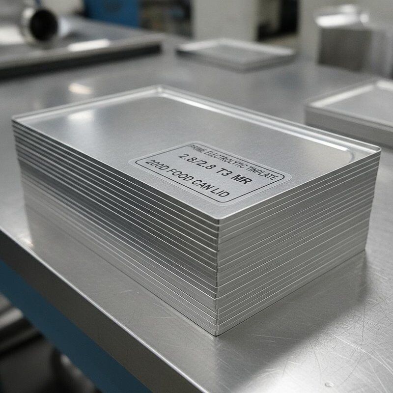 2,8 / 2,8 Prime Elektrolityczna blacha ocynowana MR Typ T3 Odpuszczanie do 200D Tłoczenie pokrywy puszki na żywność o grubości 0,18 mm - 0,25 mm